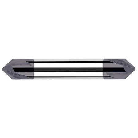 Harvey Tool 0.5000 in. 1/2 Shank dia x 41 Degree per side Carbide Flat Chamfer Cutter DE, 4 Flutes, AlTiN Coated 18641-C3